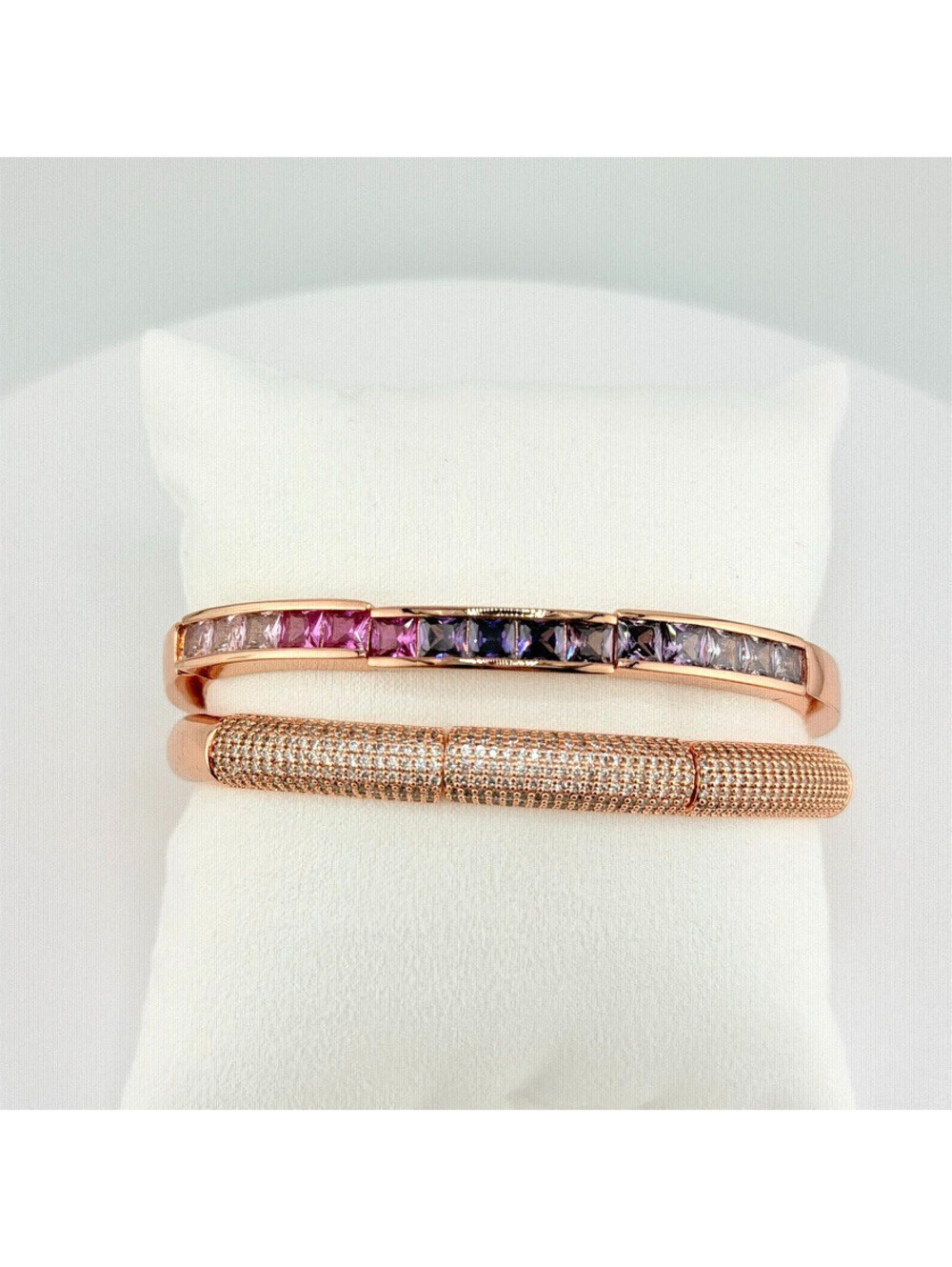 Bomb Party Gem Society Bracelets ULTRA RARE UNICORN Rainbow on Rose Gold BR68290
